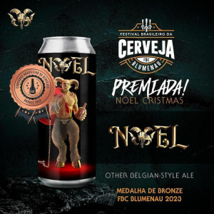 CERVEJA BODEBROWN LATA CHRISTMAS ALE KRAMPUS DU NOEL 473ML