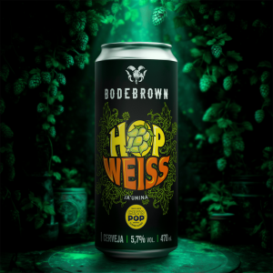 CERVEJA BODEBROWN LATA HOP WEISS 470ML