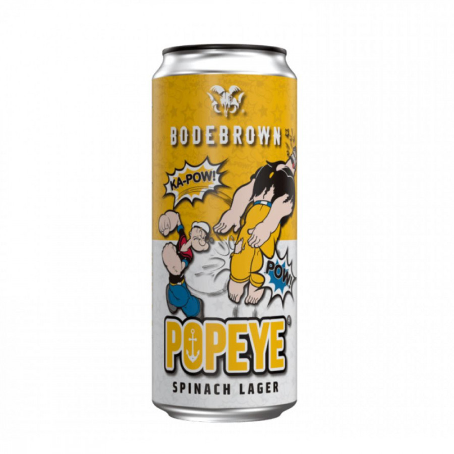 Cerveja Brasileira Bodebrown Popeye German Lager Lata 473ml