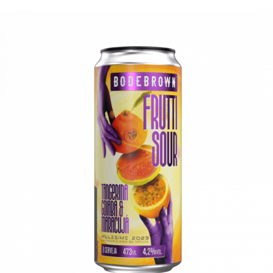 CERVEJA BODEBROWN LATA FRUTTI SOUR 473ML