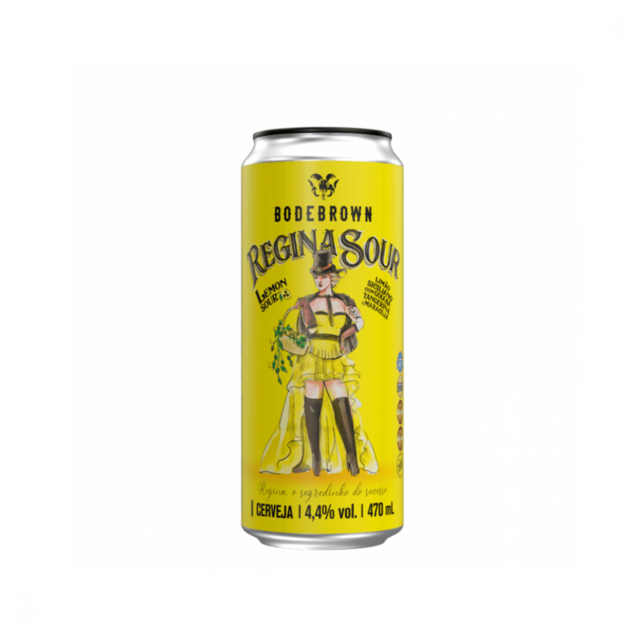 CERVEJA BODEBROWN LATA REGINA LEMON SOUR 473ML