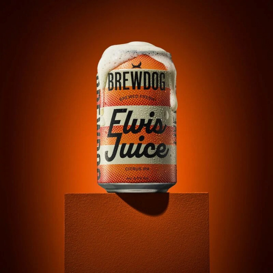 KIT 4 UN CERVEJA BREWDOG ELVIS JUICE LT 330 ML