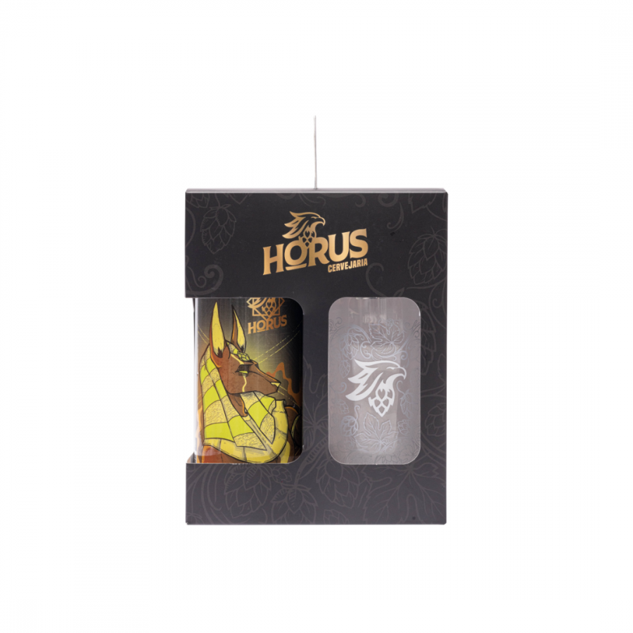Kit Presente Anubis + Copo Hórus